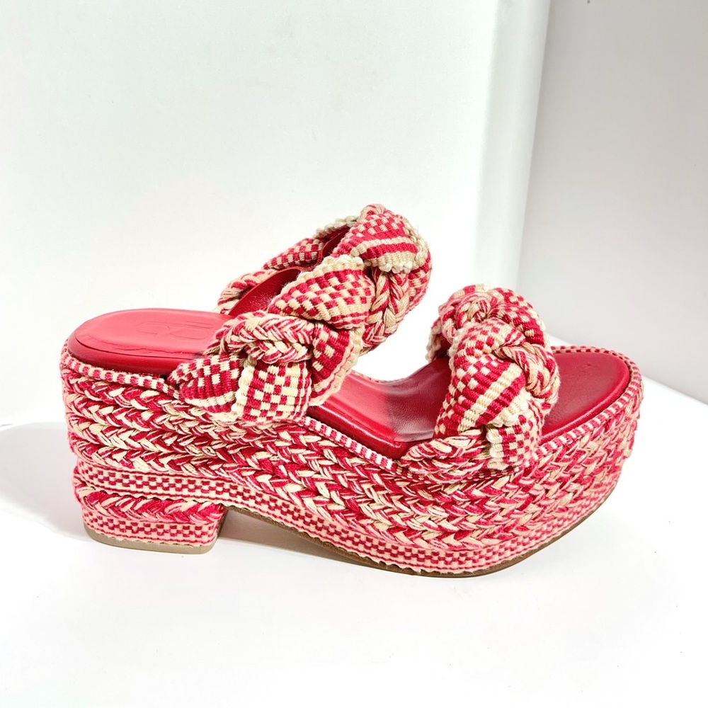 Conchita Cotton Platform Sandals